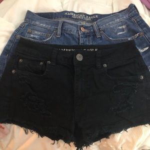 American eagle high waisted shorts
